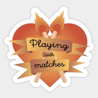 Perfect Match my Valentine Sticker